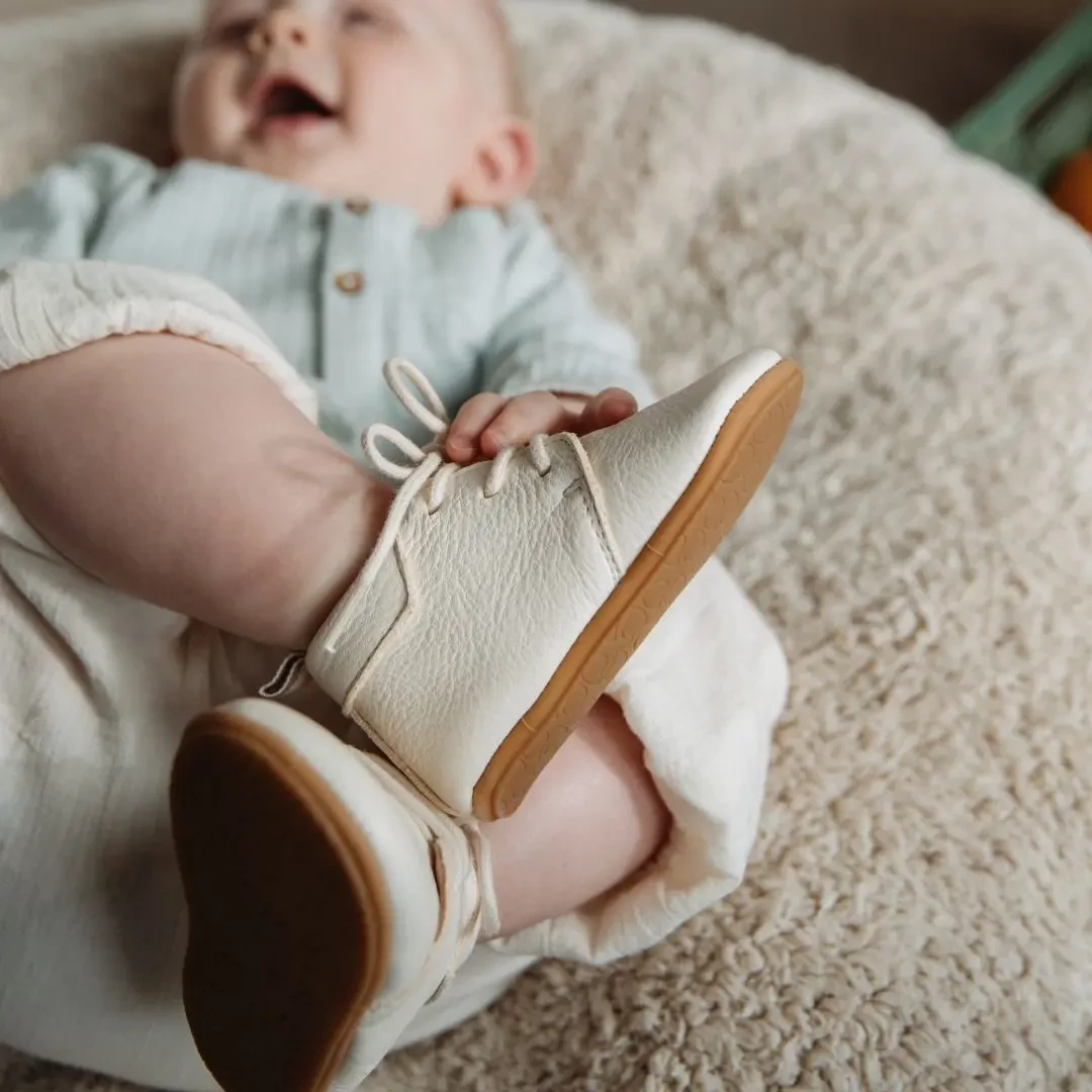 Chaussons b b Colombe blanc cass