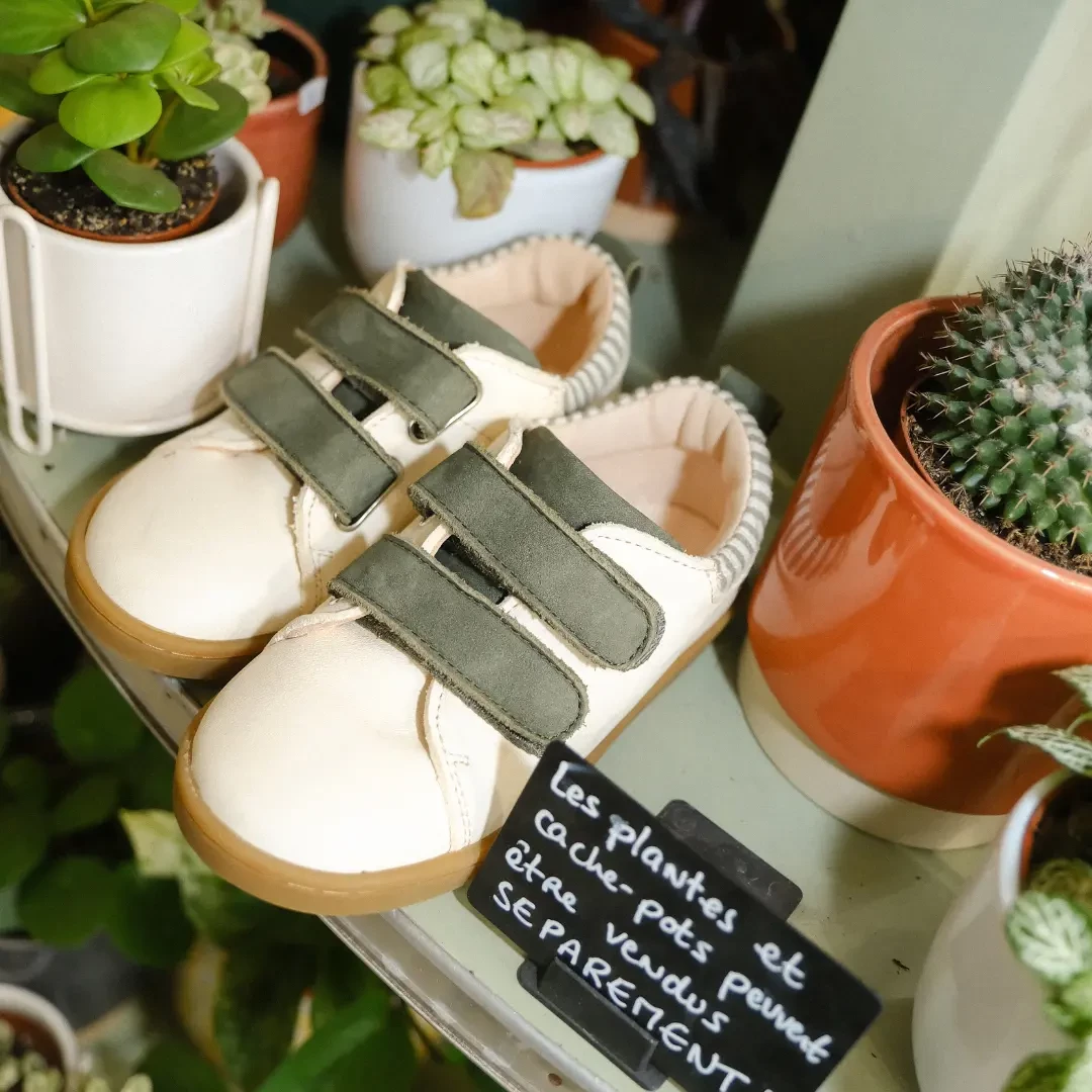 Chaussures premiers pas Mahaut Sauge