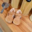 Chaussons bébé César marron