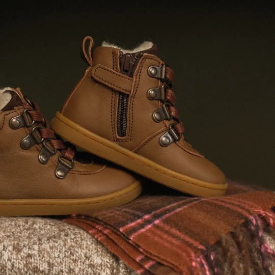 Chaussures premiers pas Clara taupe