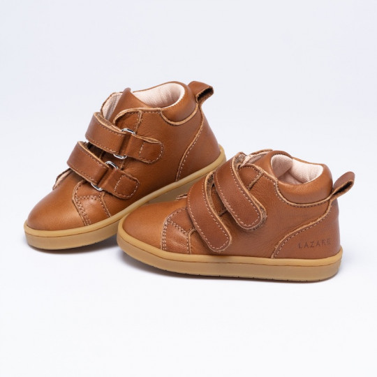 Chaussures premiers pas Hector marron-miel