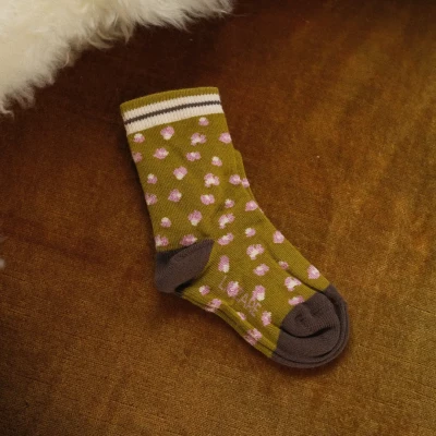 Chaussettes bébé Léopard vert