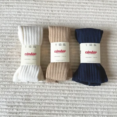 Trio de collants en laine mérinos Condor