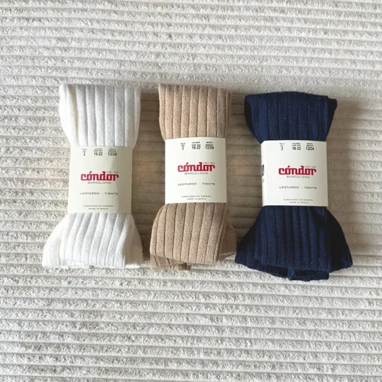 Trio de collants en laine mérinos Condor
