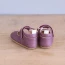 Chaussons bébé Violette prune