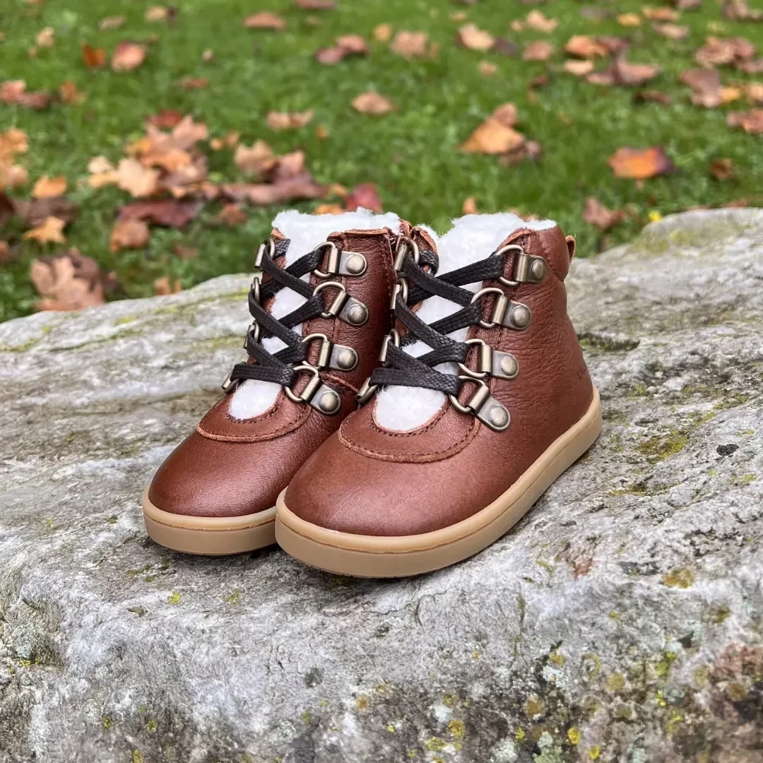 Boots Chaussure 1er Pas Souple Rosy Cognac - Main Image