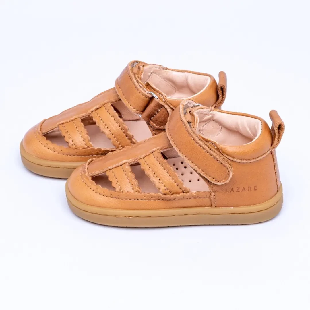 Chaussures premiers pas June Marron