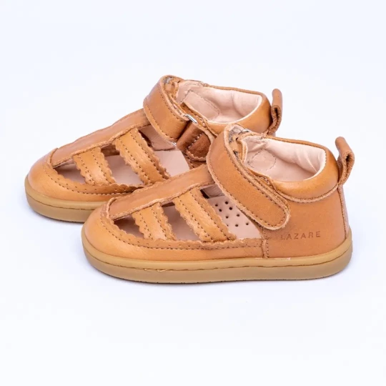 Chaussures premiers pas June Marron