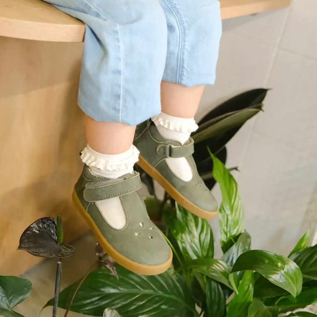 Chaussettes bébé à volants Blanc cassé