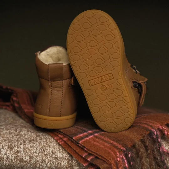 Chaussures premiers pas Clara taupe