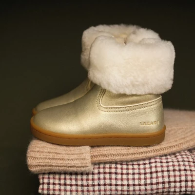 Chaussures premiers pas Capucine Doré