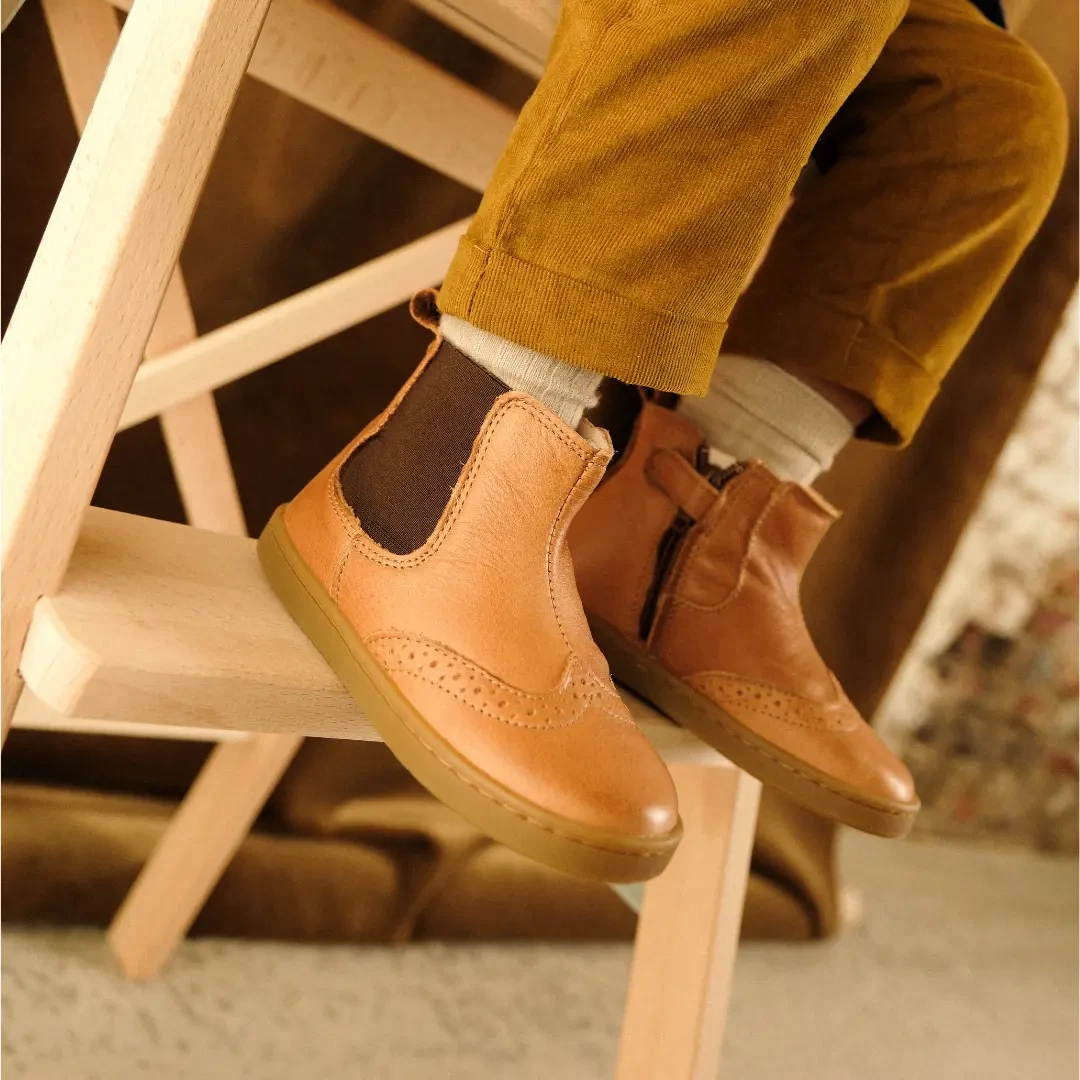 Chaussures premiers pas Axelle marron - chocolat