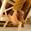 Chaussures premiers pas Axelle marron - chocolat