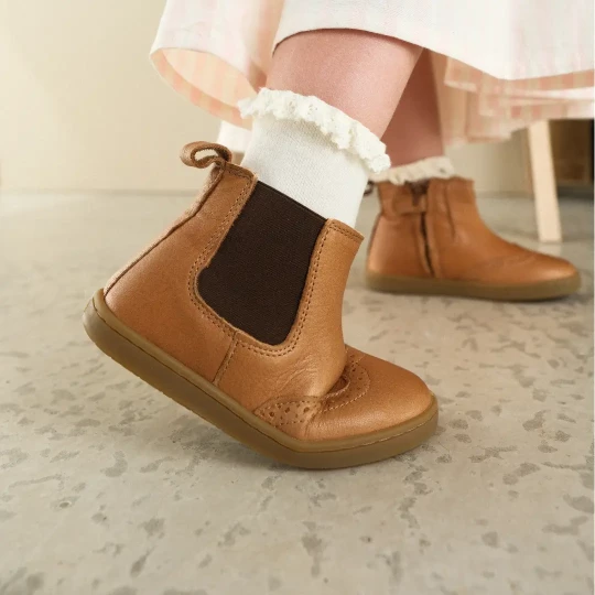 Chaussures premiers pas Axelle marron - chocolat