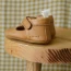 Chaussons bébé César marron