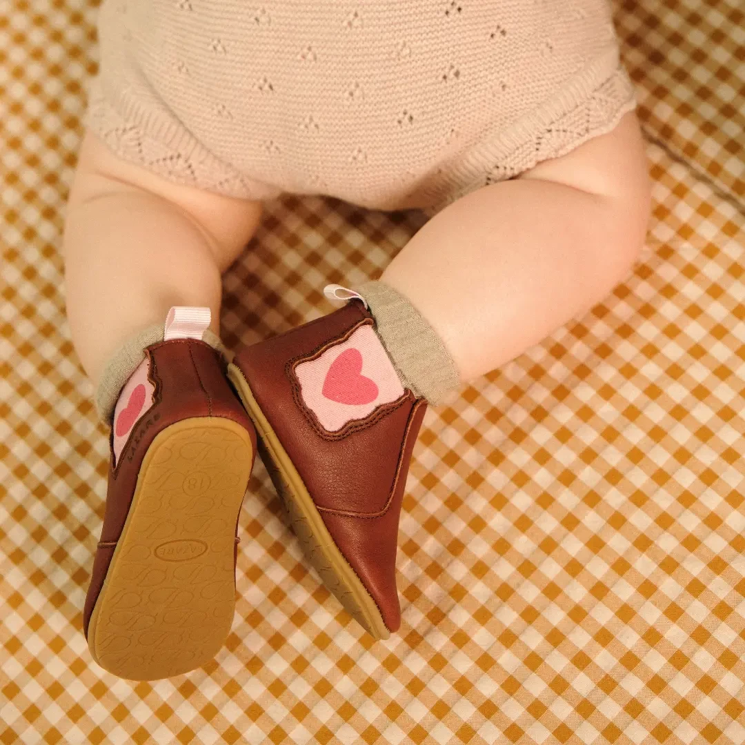 Chaussons bébé Oscar Coeur