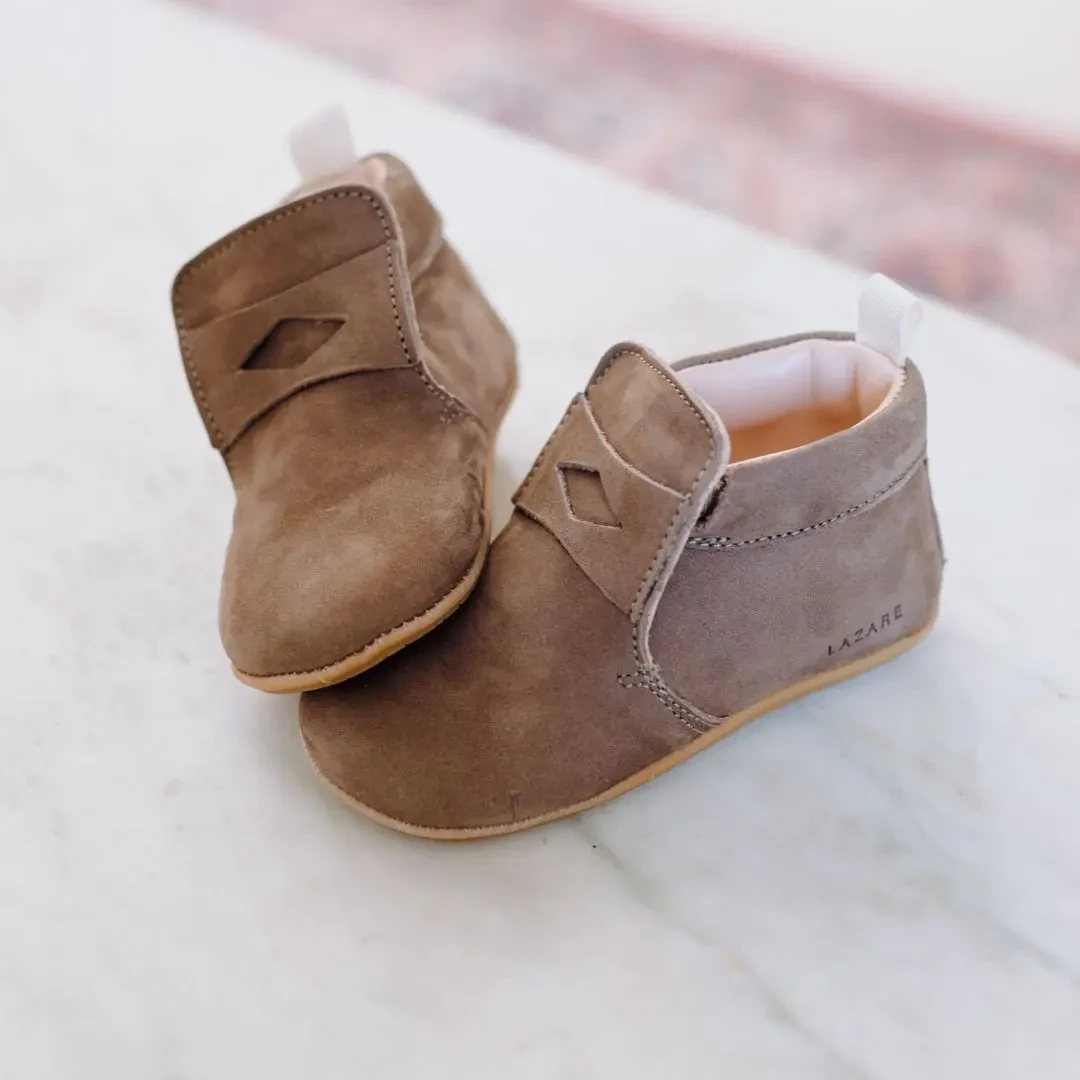 Chaussons bébé Eliot camel - Lazare Kids Shoes