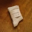 Chaussettes bébé côtelées doré