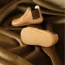 Chaussons premiers pas Oscar marron