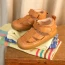 Chaussures premiers pas June Marron