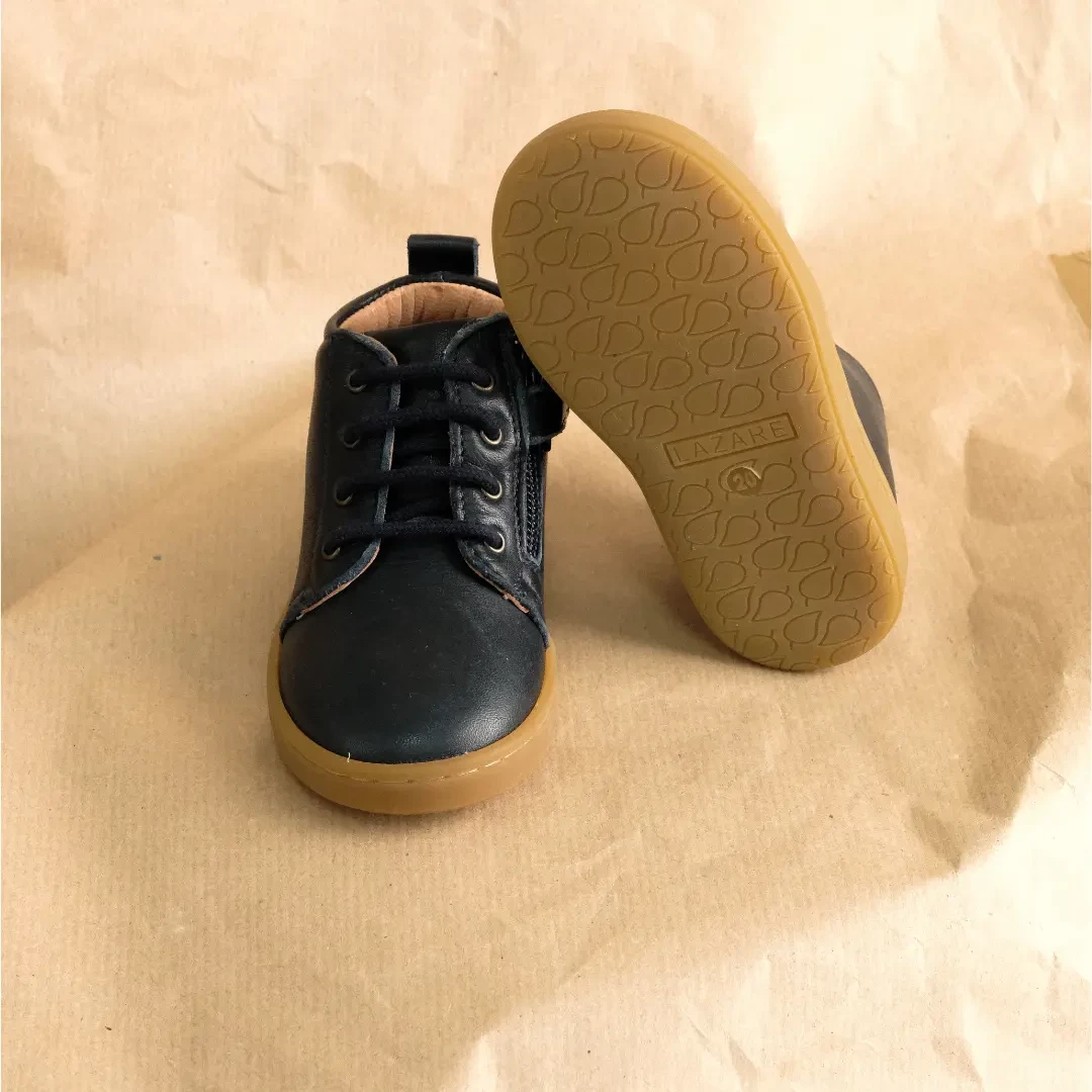 Chaussures premiers pas Aristide bleu marine