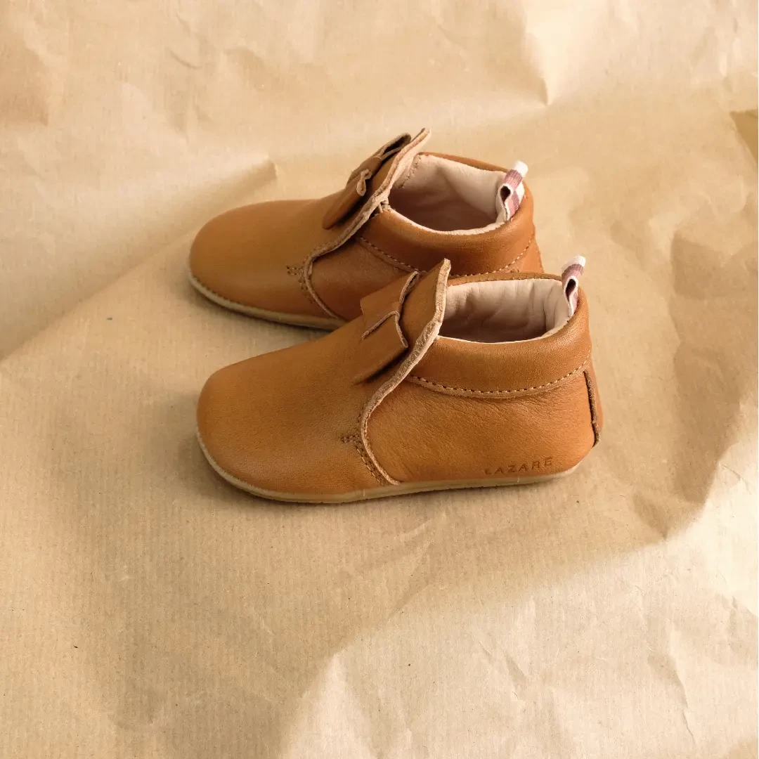 Chaussons bébé Arielle marron Lazare Kids Shoes