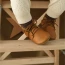 Chaussons bébé Colombe marron