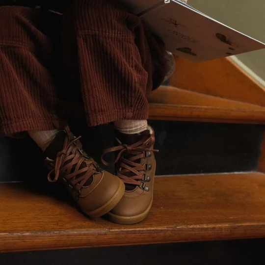 Chaussures premiers pas Clara taupe