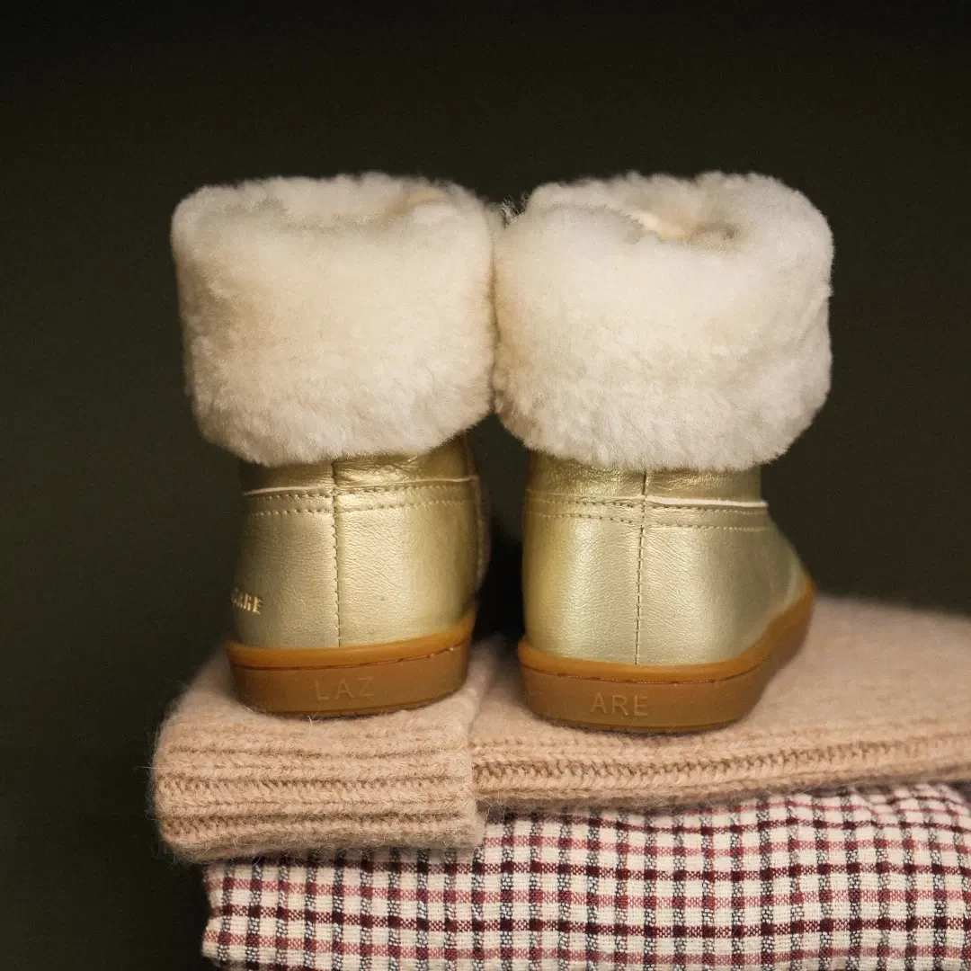 Chaussures premiers pas Capucine Doré