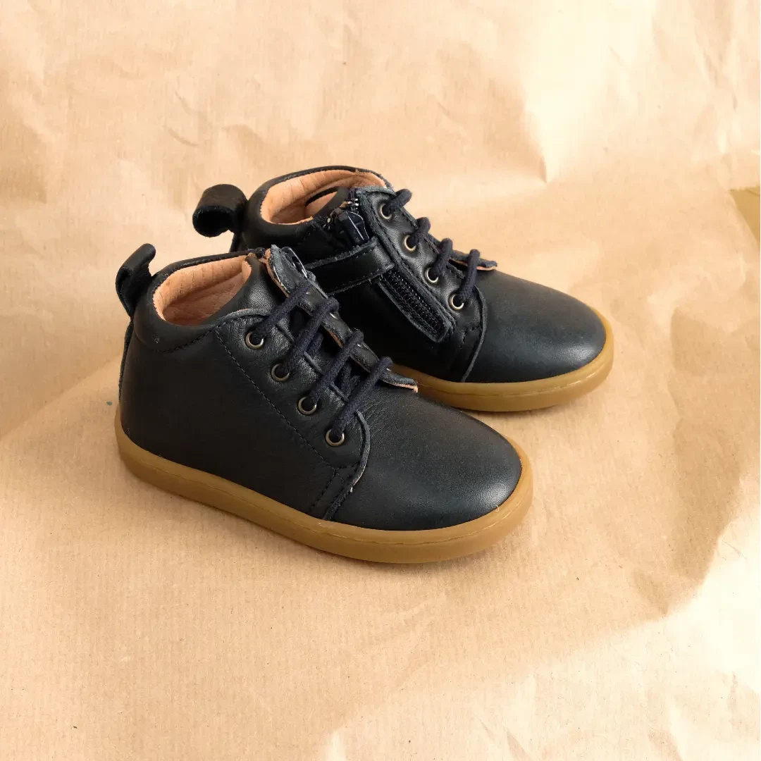 Chaussures premiers pas Aristide bleu marine