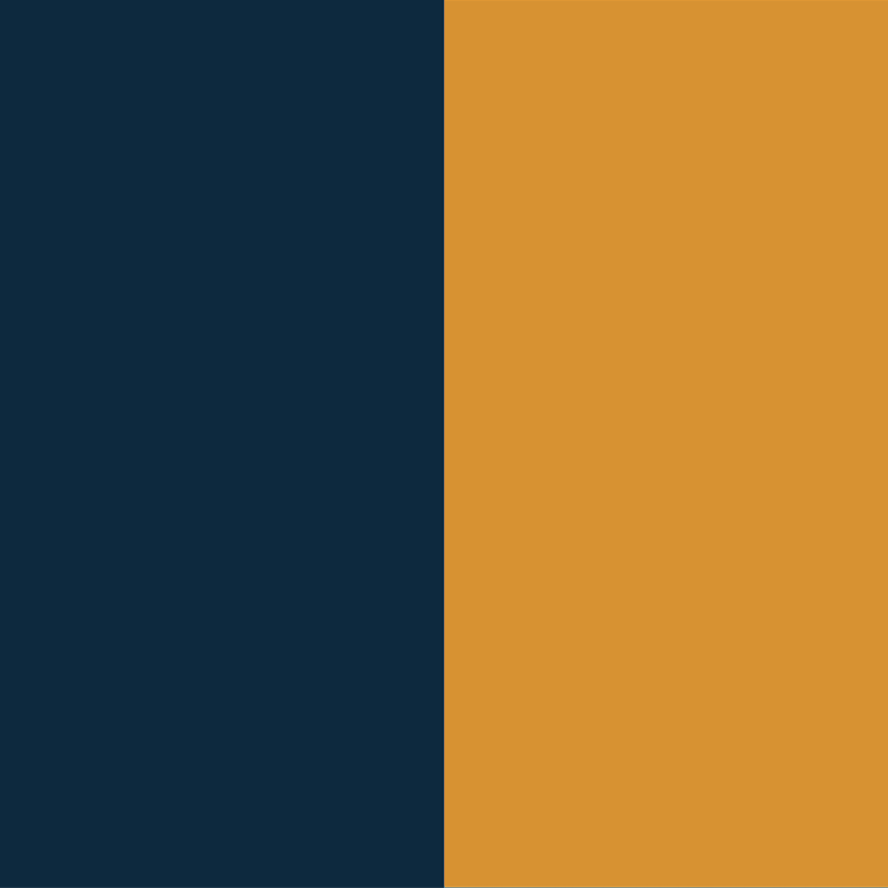 Bleu Marine - ocre