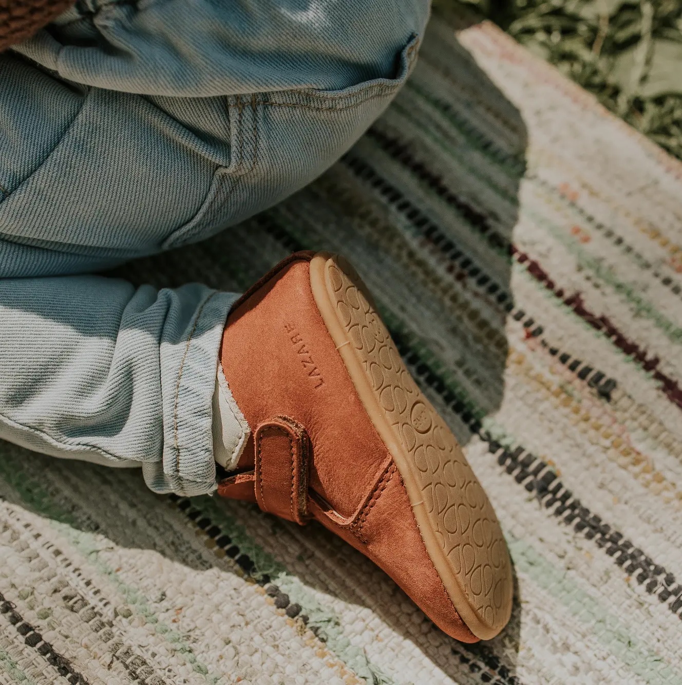 Chaussons cuir souple