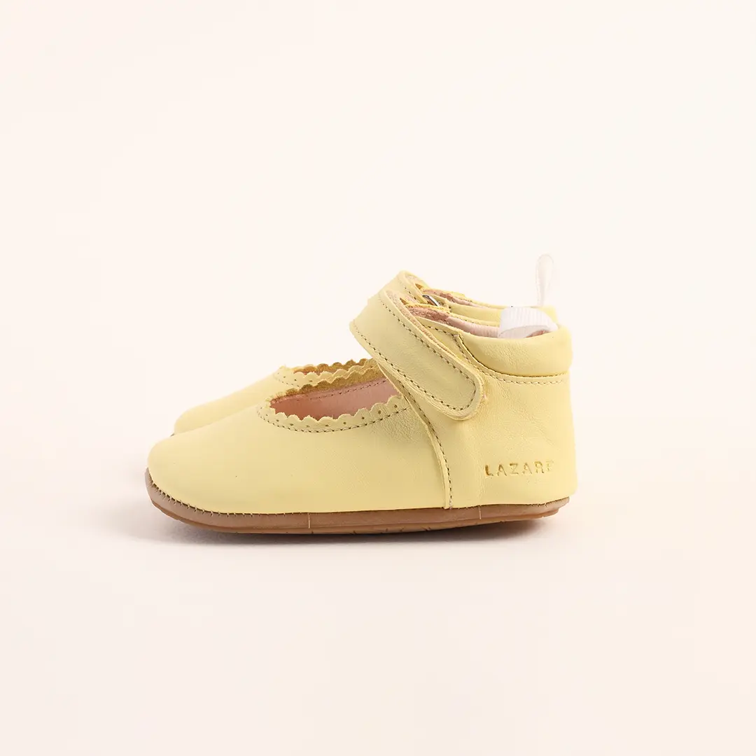 Chaussons cuir souple