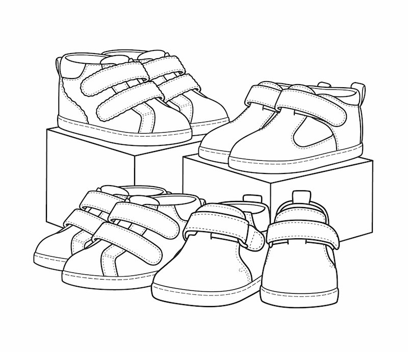 icône chaussures premiers pas