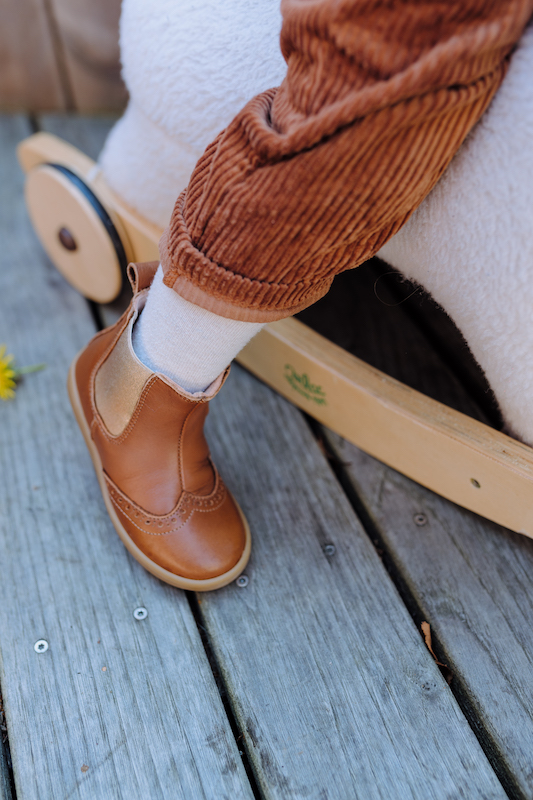 chaussures bébé fille axelle marron dore