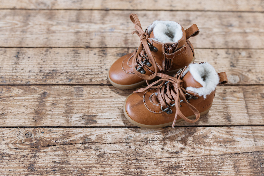 présentation chaussures premiers pas montagne clara marron