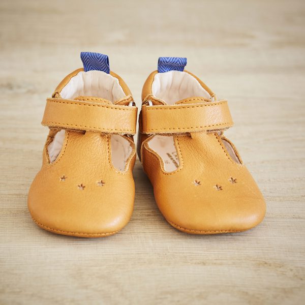 Chaussons Bebe Cesar Camel Lazare Kids Shoes