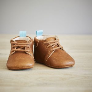 Lazare chaussons bébé Colombe marron