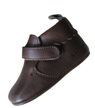 chausson de coté marron chocolat