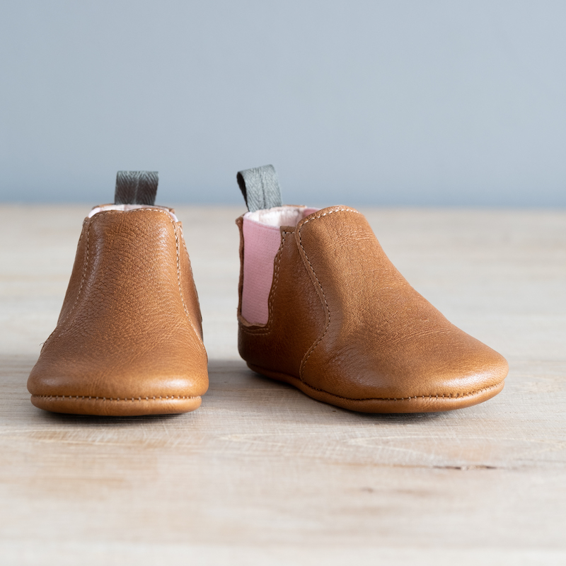Chaussons Bebe Oscar Marron Rose Lazare Kids Shoes Chaussons Bebe Oscar Marron Rose Lazare Kids Shoes