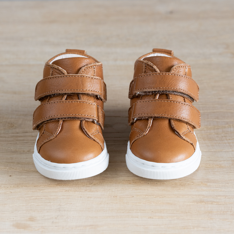 Chaussures premiers pas Hector marron (grande taille) Lazare Kids Shoes