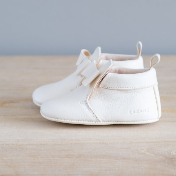 Chaussons Bebe Arielle Blanc Casse Lazare Kids Shoes