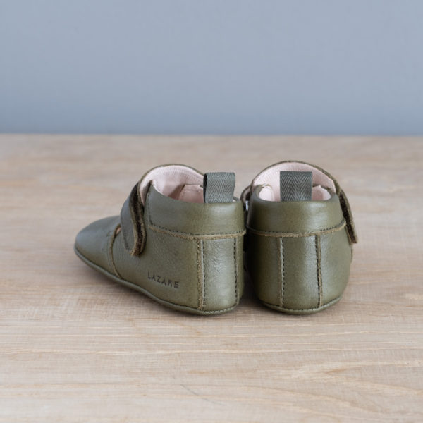 Chaussons Bebe Achille Kaki Lazare Kids Shoes