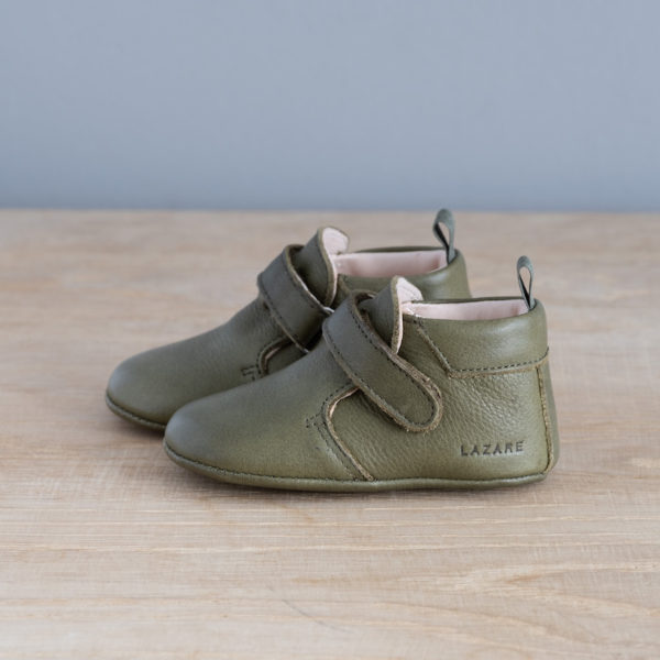 Chaussons Bebe Achille Kaki Lazare Kids Shoes