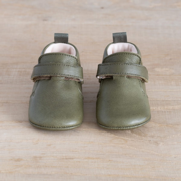 Chaussons Bebe Achille Kaki Lazare Kids Shoes