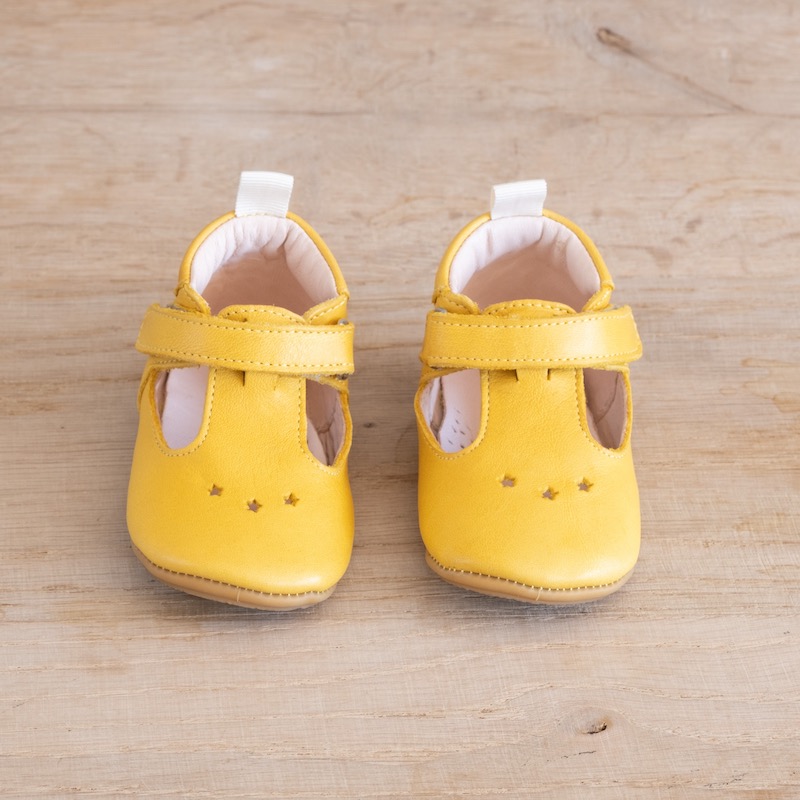 chausson cuir bébé carozoo