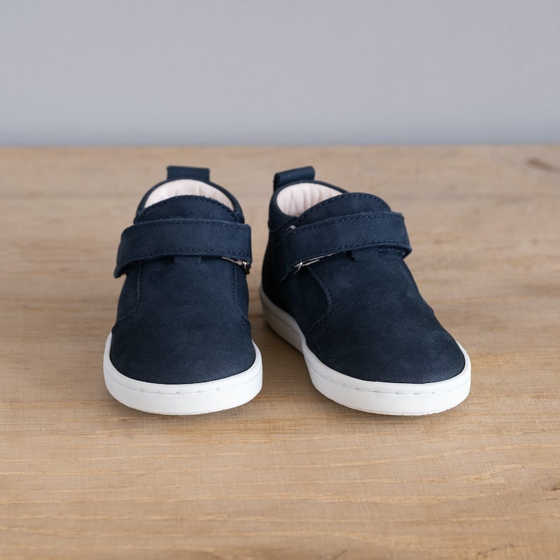 Chaussures premiers pas Jules marine nubuck Lazare Kids Shoes